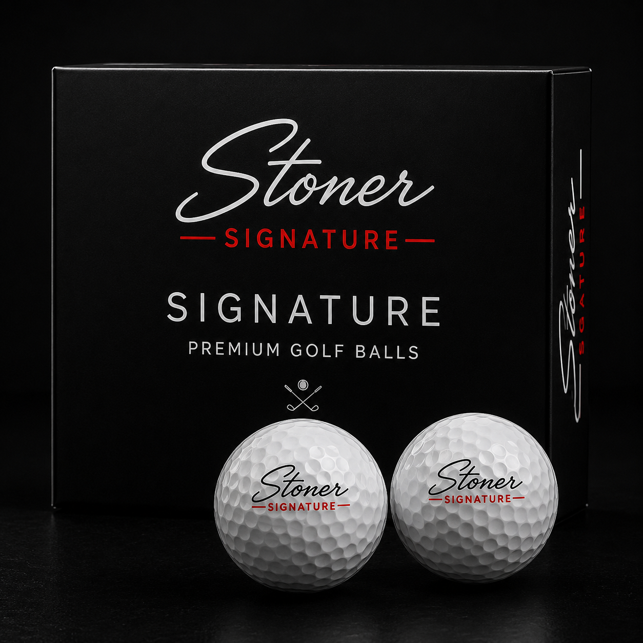 STONER Signature golf balls